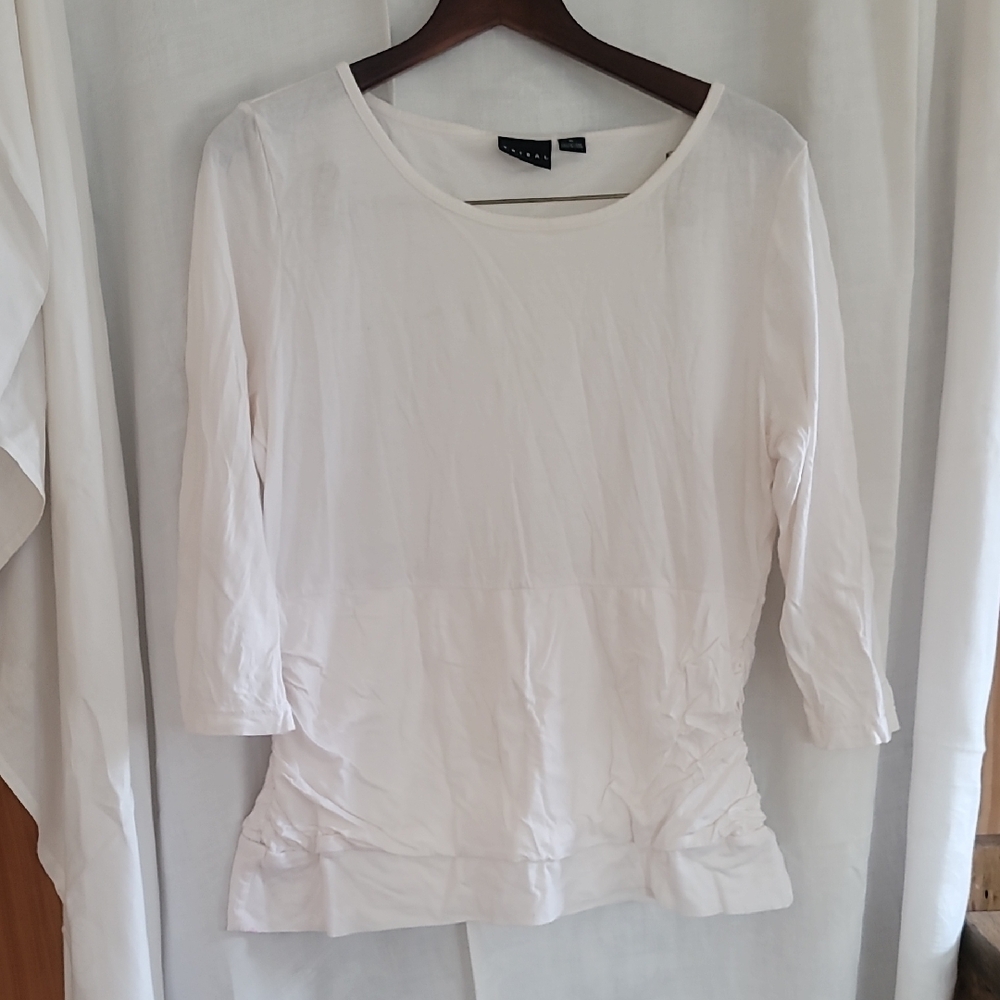 Elegant Cream Women's Top